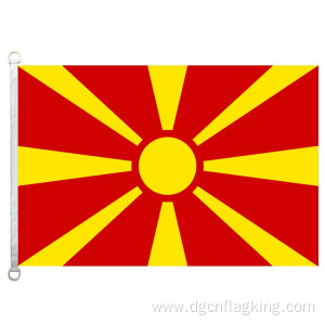 Macedonia national flag 100% polyster 90*150cm